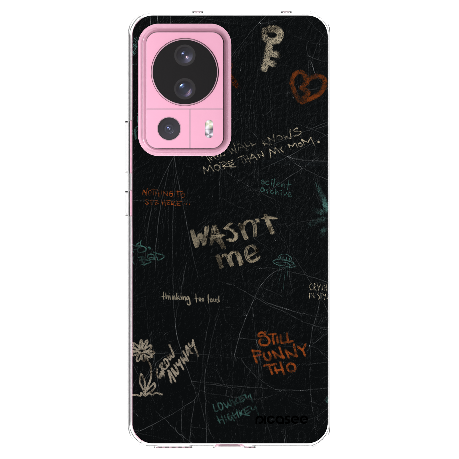 Picasee silikonski prozorni ovitek za Xiaomi 13 Lite - CONFESSION