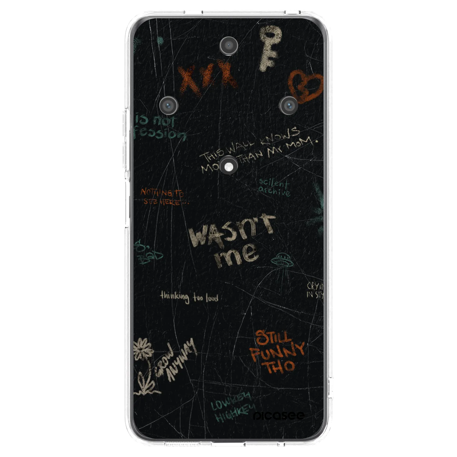 Picasee silikonski prozorni ovitek za Honor Magic5 Lite 5G - CONFESSION