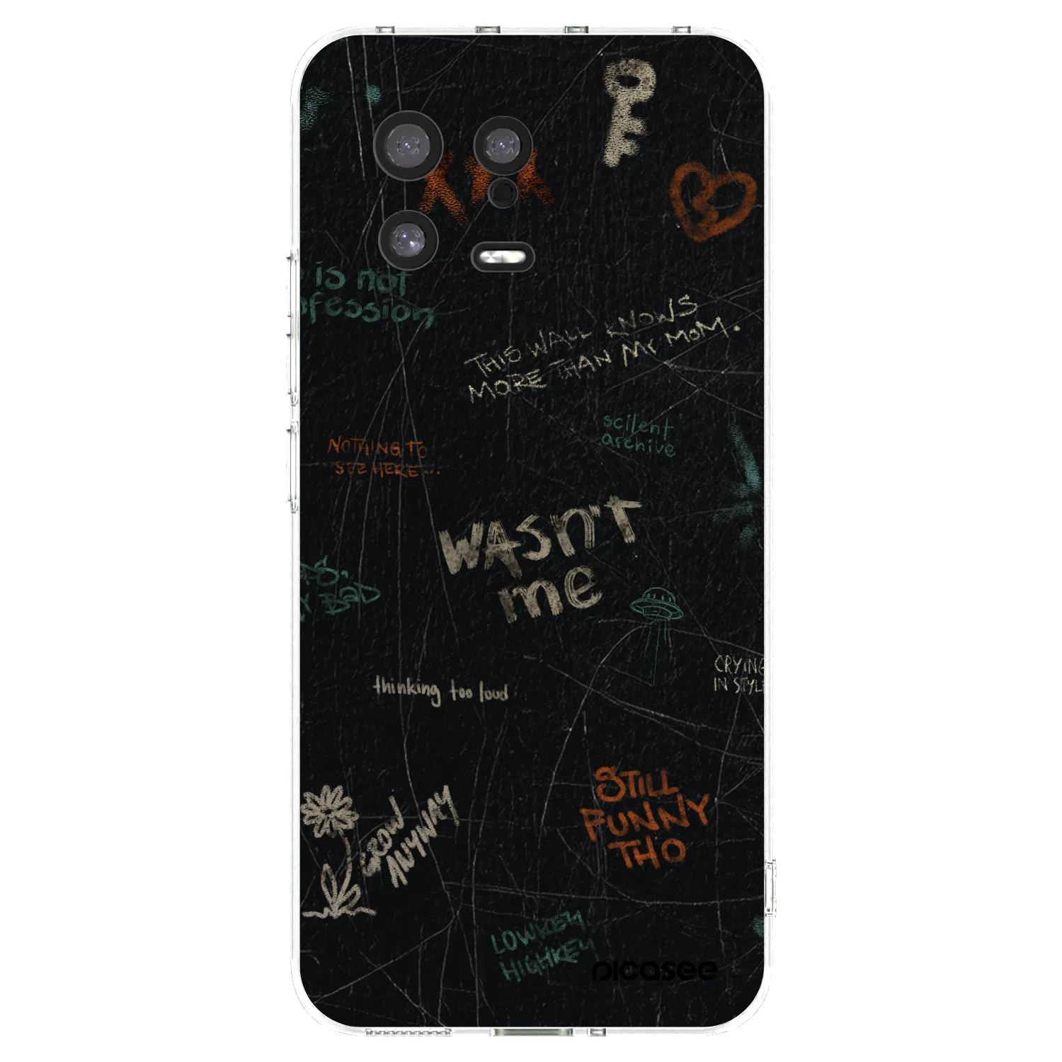 Picasee silikonski prozorni ovitek za Xiaomi 13 - CONFESSION