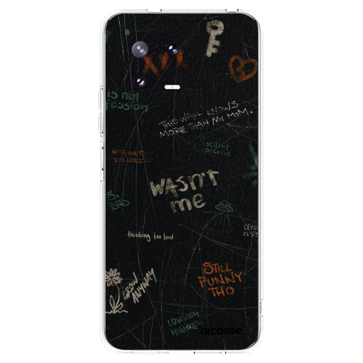 Picasee silikonski prozorni ovitek za Xiaomi 13 Pro - CONFESSION