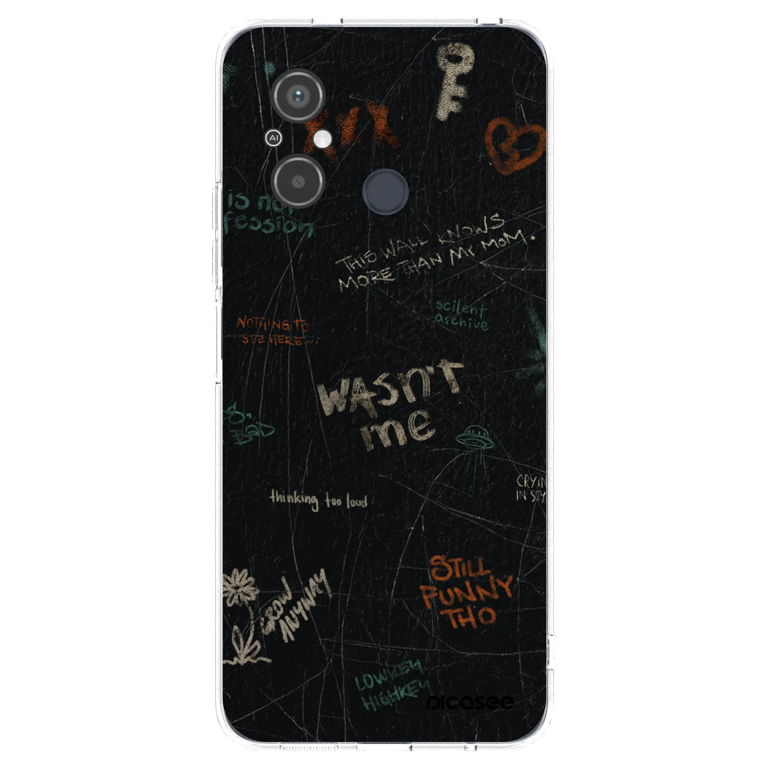 Picasee silikonski prozorni ovitek za Xiaomi Redmi 12C - CONFESSION