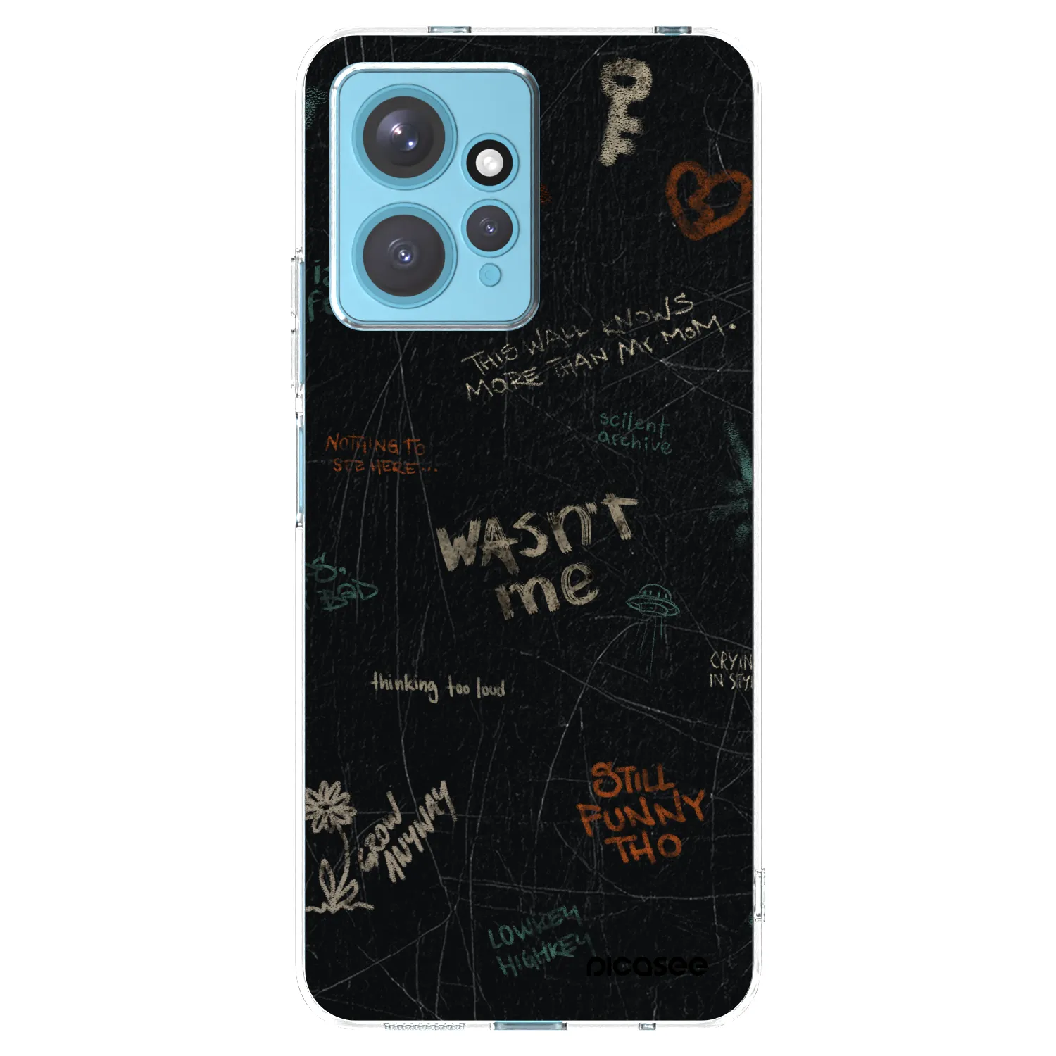 Picasee silikonski prozorni ovitek za Xiaomi Redmi Note 12 4G - CONFESSION