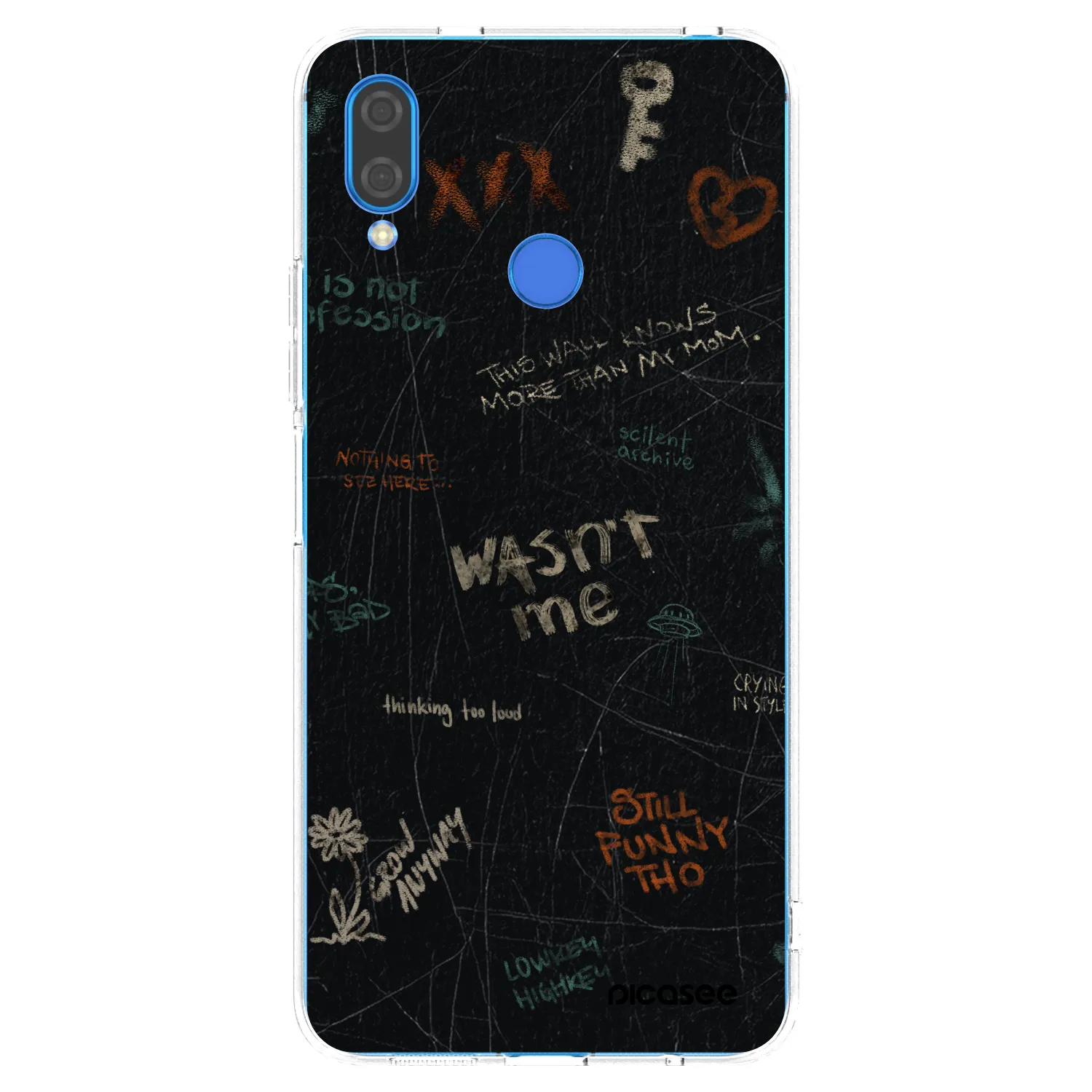 Picasee silikonski prozorni ovitek za Huawei Nova 3i - CONFESSION