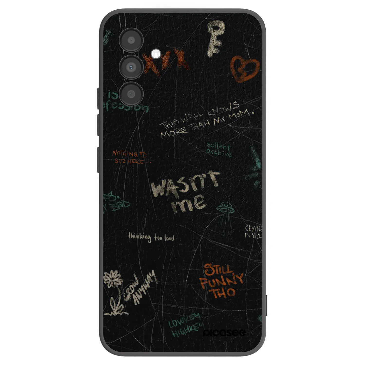 Picasee silikonski črni ovitek za Samsung Galaxy A04s A047F - CONFESSION