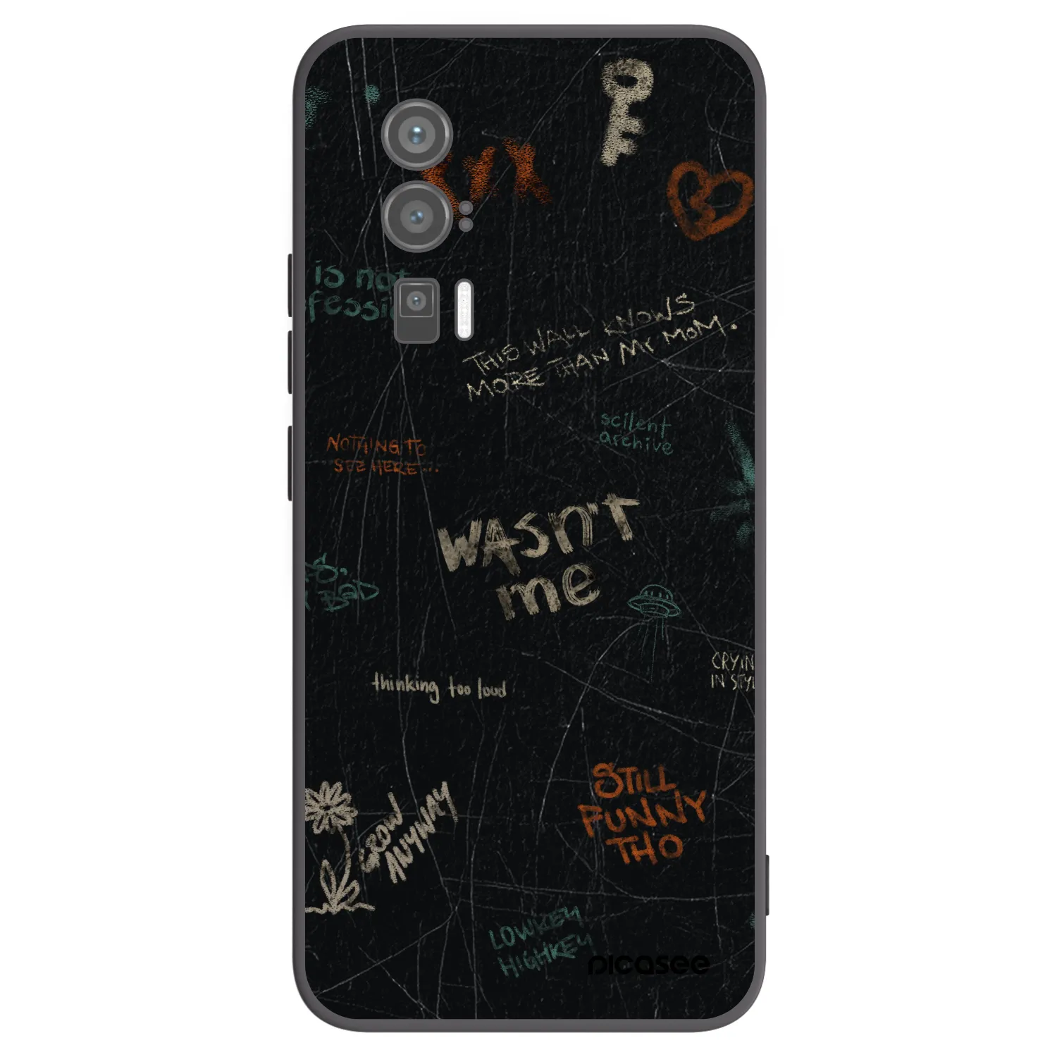 Picasee silikonski črni ovitek za Xiaomi Poco F5 Pro 5G - CONFESSION