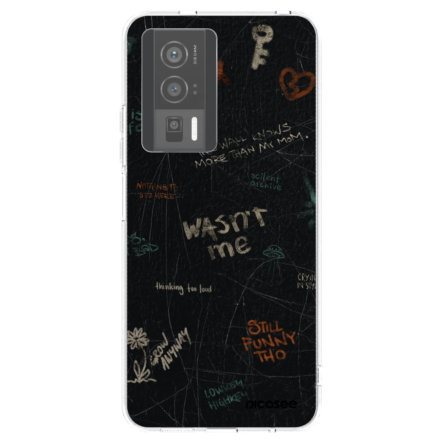 Picasee silikonski prozorni ovitek za Xiaomi Poco F5 Pro 5G - CONFESSION