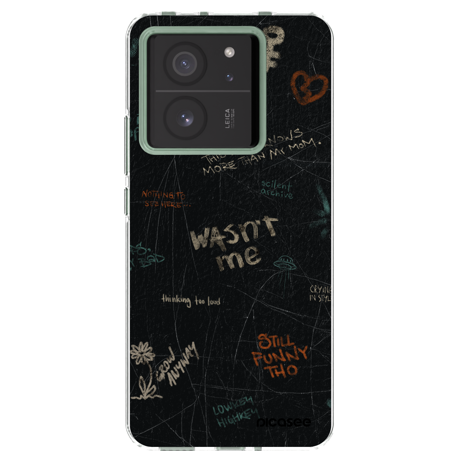 Picasee silikonski prozorni ovitek za Xiaomi 13T Pro - CONFESSION