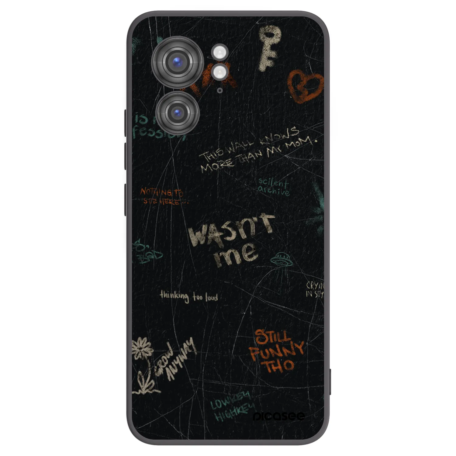 Picasee silikonski črni ovitek za Motorola Edge 40 - CONFESSION