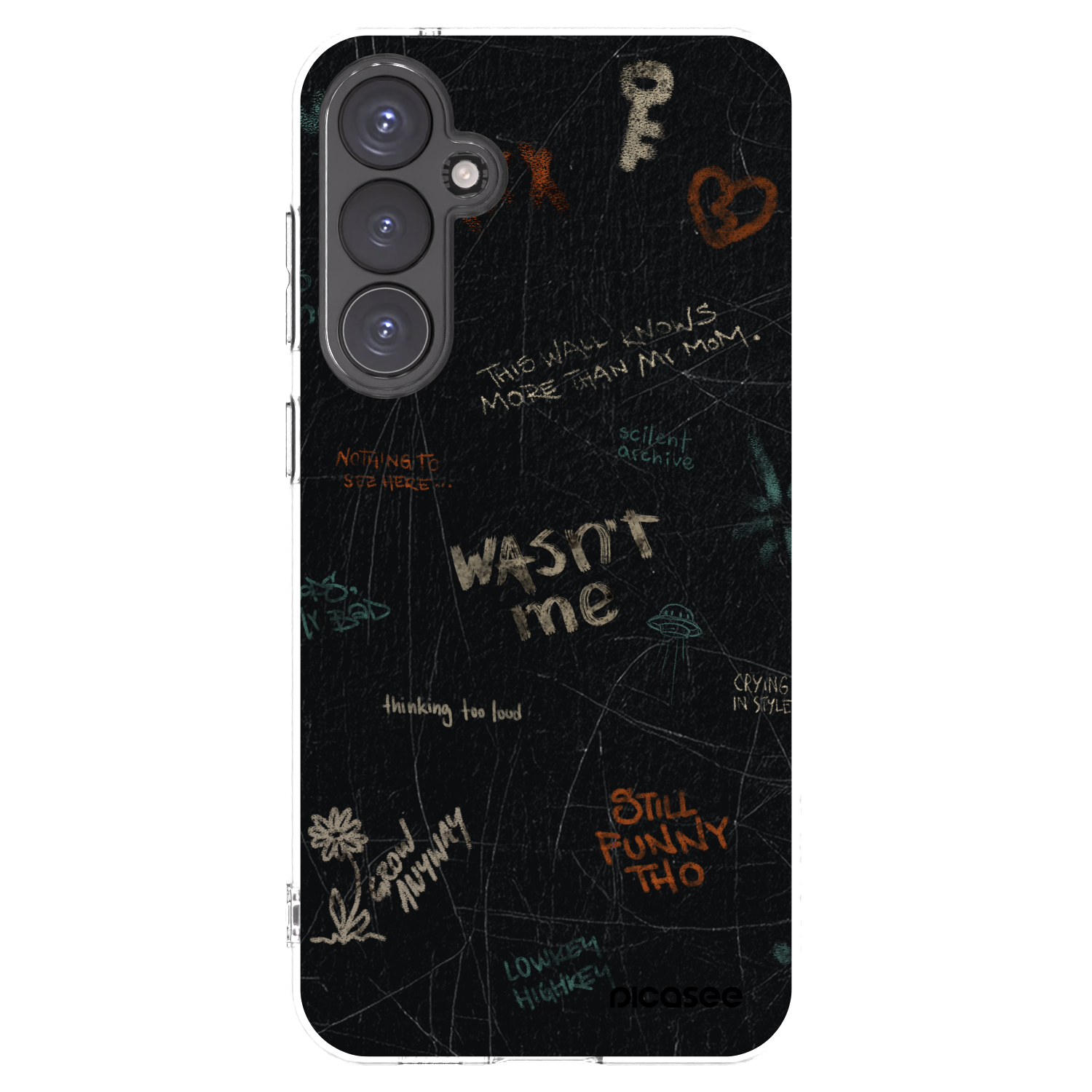 Picasee silikonski prozorni ovitek za Samsung Galaxy S23 FE S711B - CONFESSION