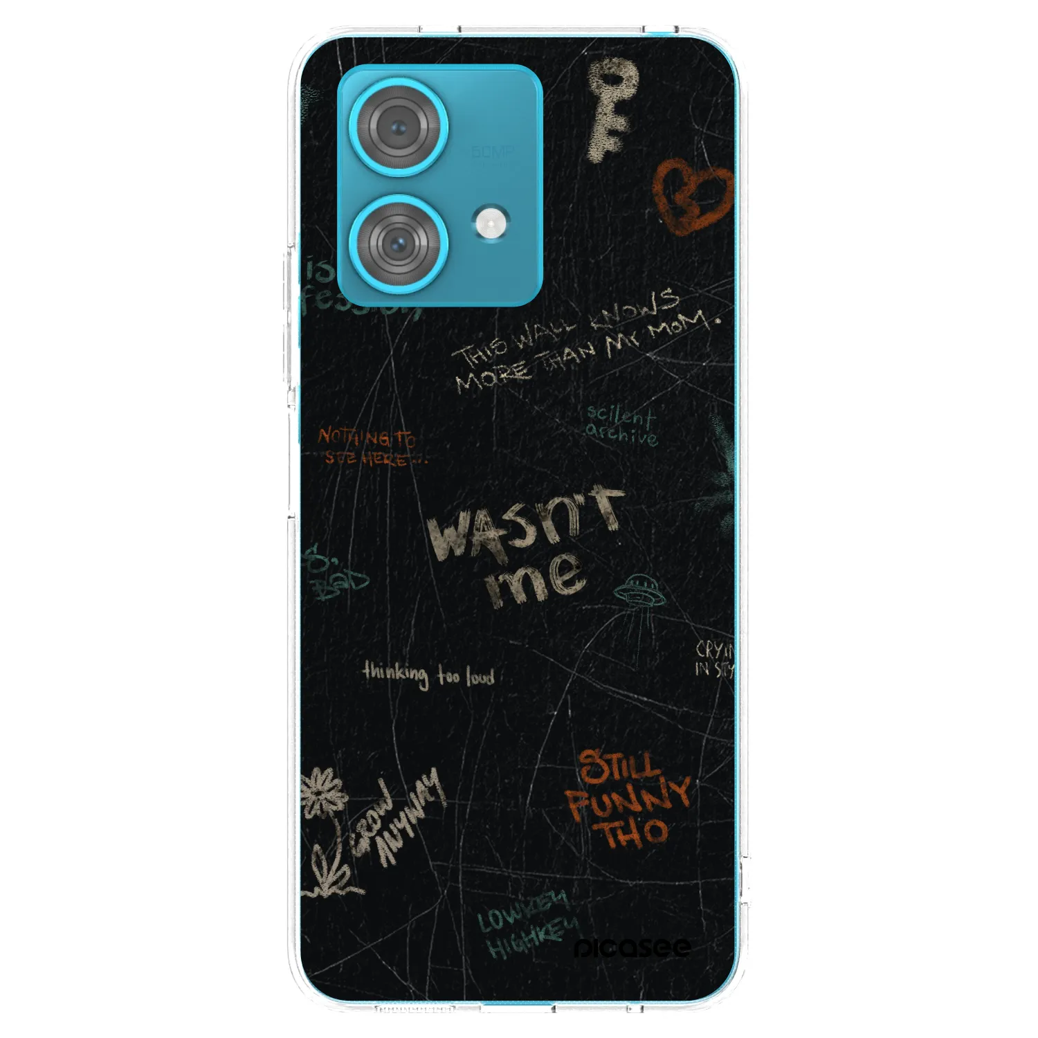 Picasee silikonski prozorni ovitek za Motorola Edge 40 Neo - CONFESSION