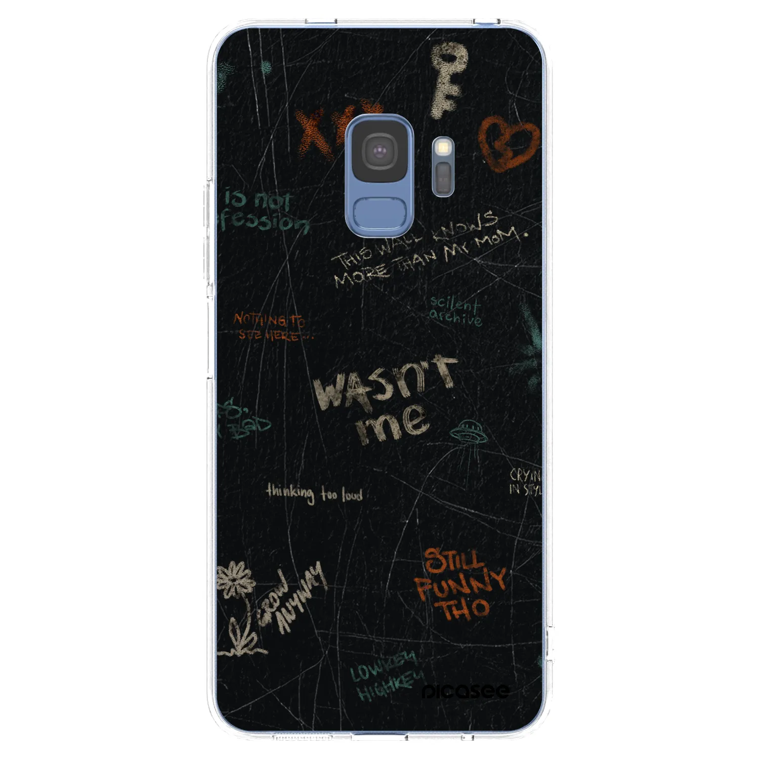 Picasee silikonski prozorni ovitek za Samsung Galaxy S9 G960F - CONFESSION