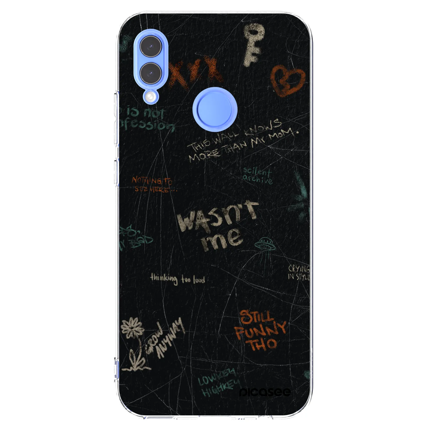 Picasee silikonski prozorni ovitek za Honor 10 Lite - CONFESSION