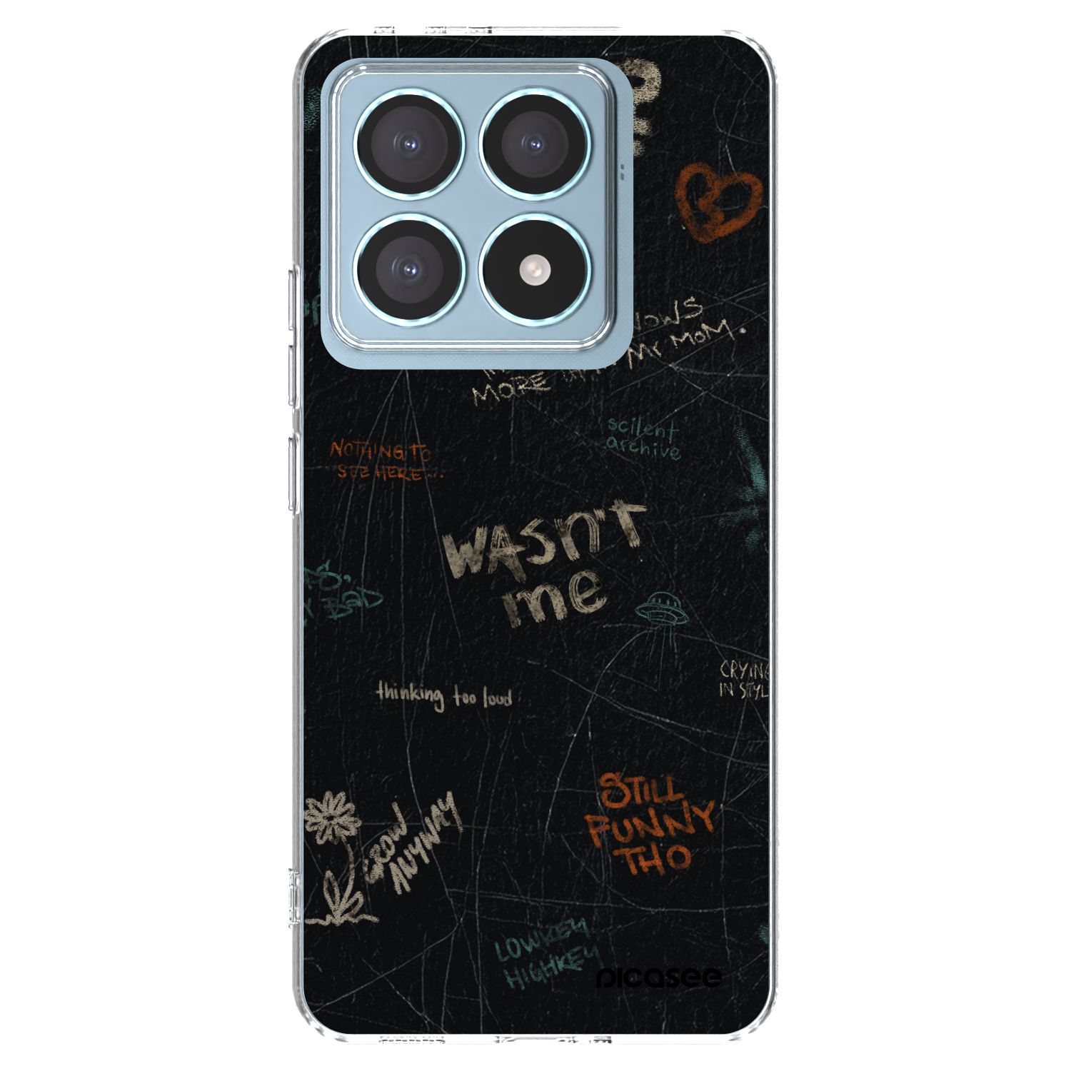 Picasee silikonski prozorni ovitek za Xiaomi 14T Pro - CONFESSION