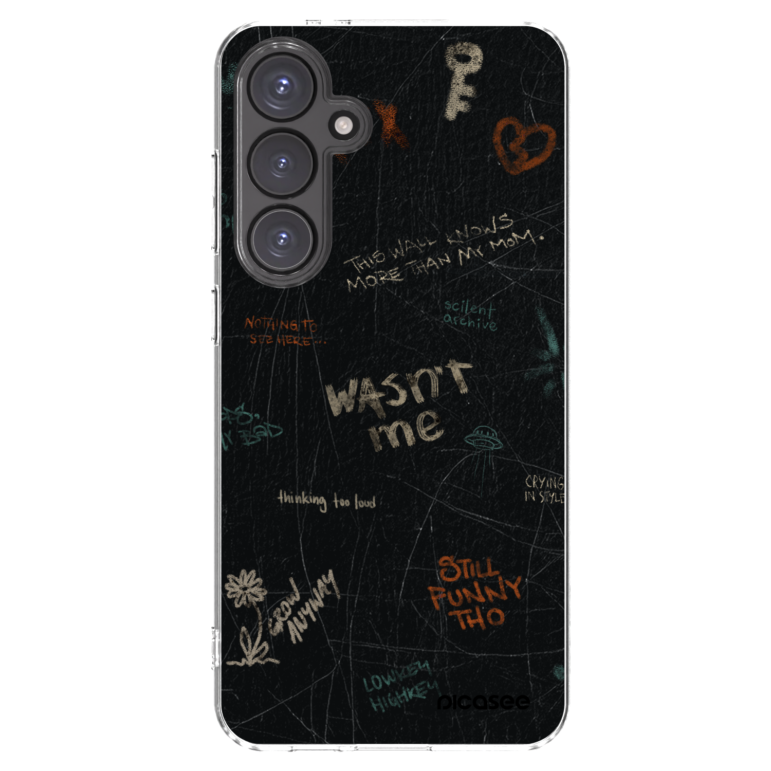 Picasee silikonski prozorni ovitek za Samsung Galaxy S24 FE S721B - CONFESSION