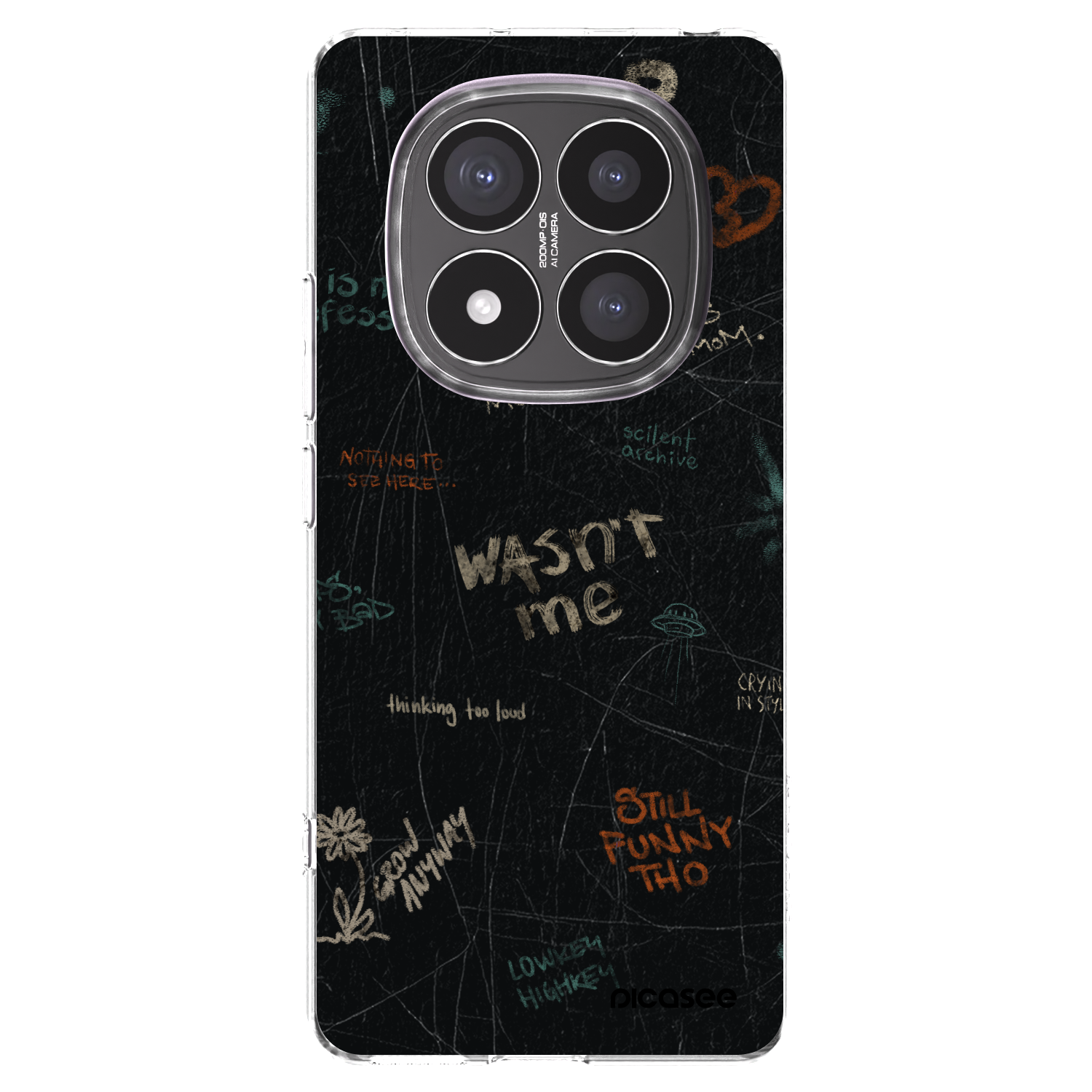 Picasee silikonski prozorni ovitek za Xiaomi Redmi Note 14 Pro+ 5G - CONFESSION