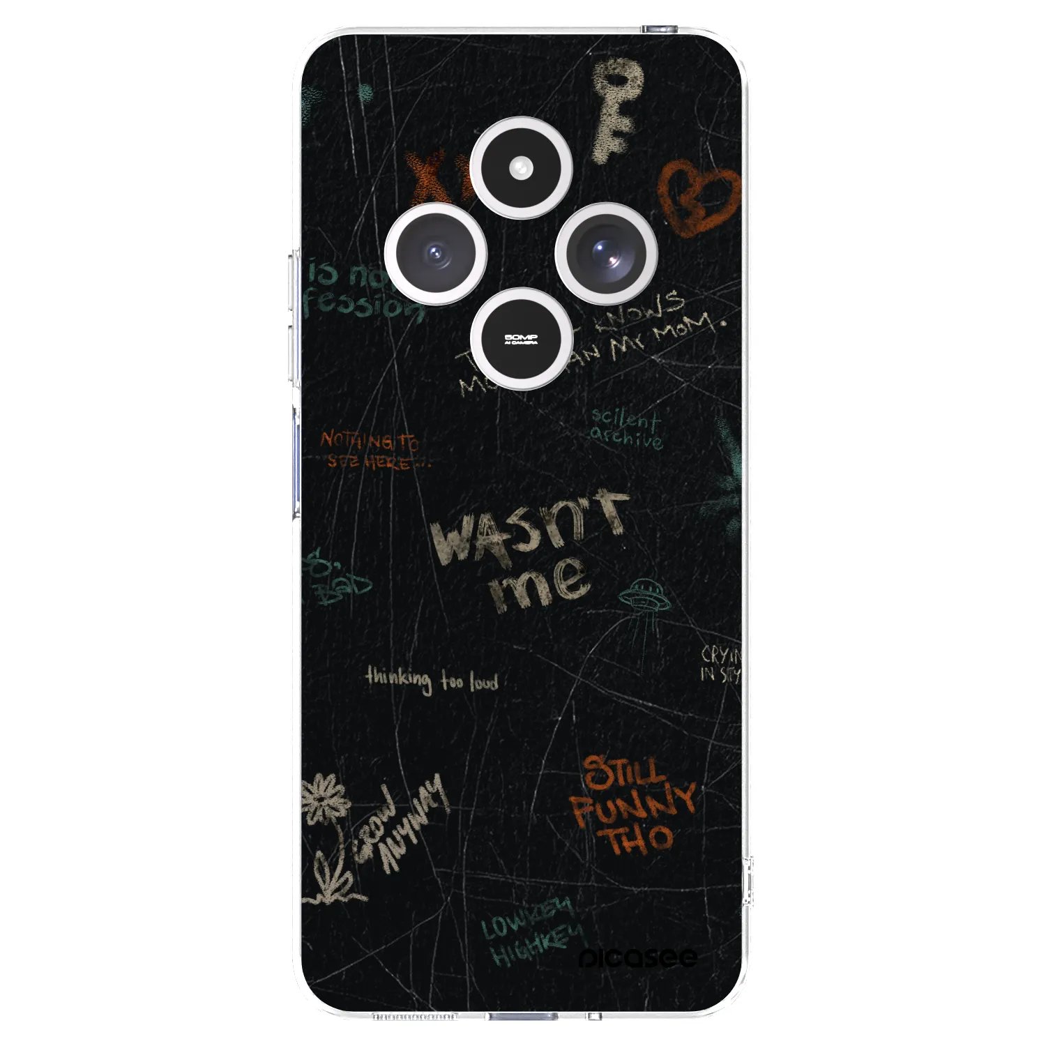 Picasee silikonski prozorni ovitek za Xiaomi Redmi 14C - CONFESSION