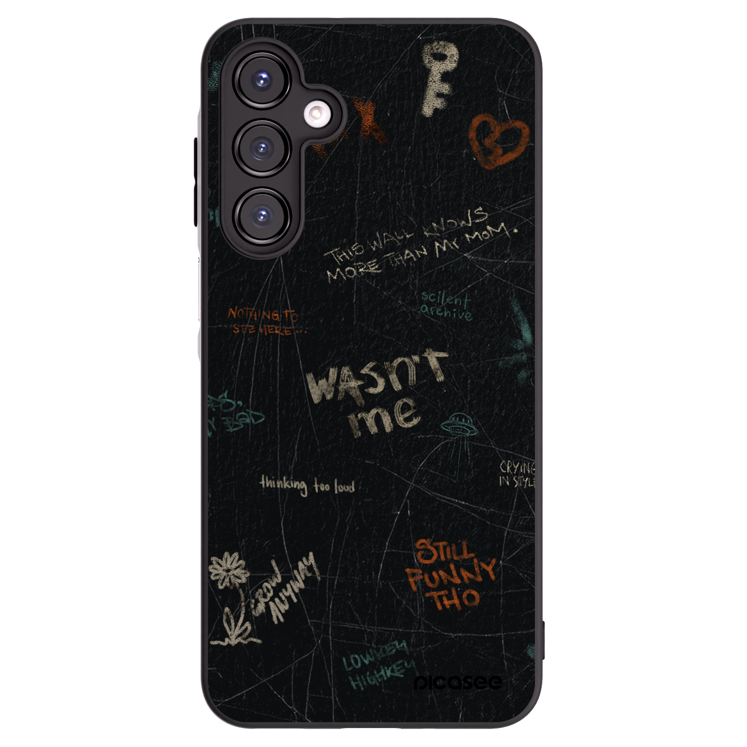 Picasee silikonski črni ovitek za Samsung Galaxy A16 5G - CONFESSION