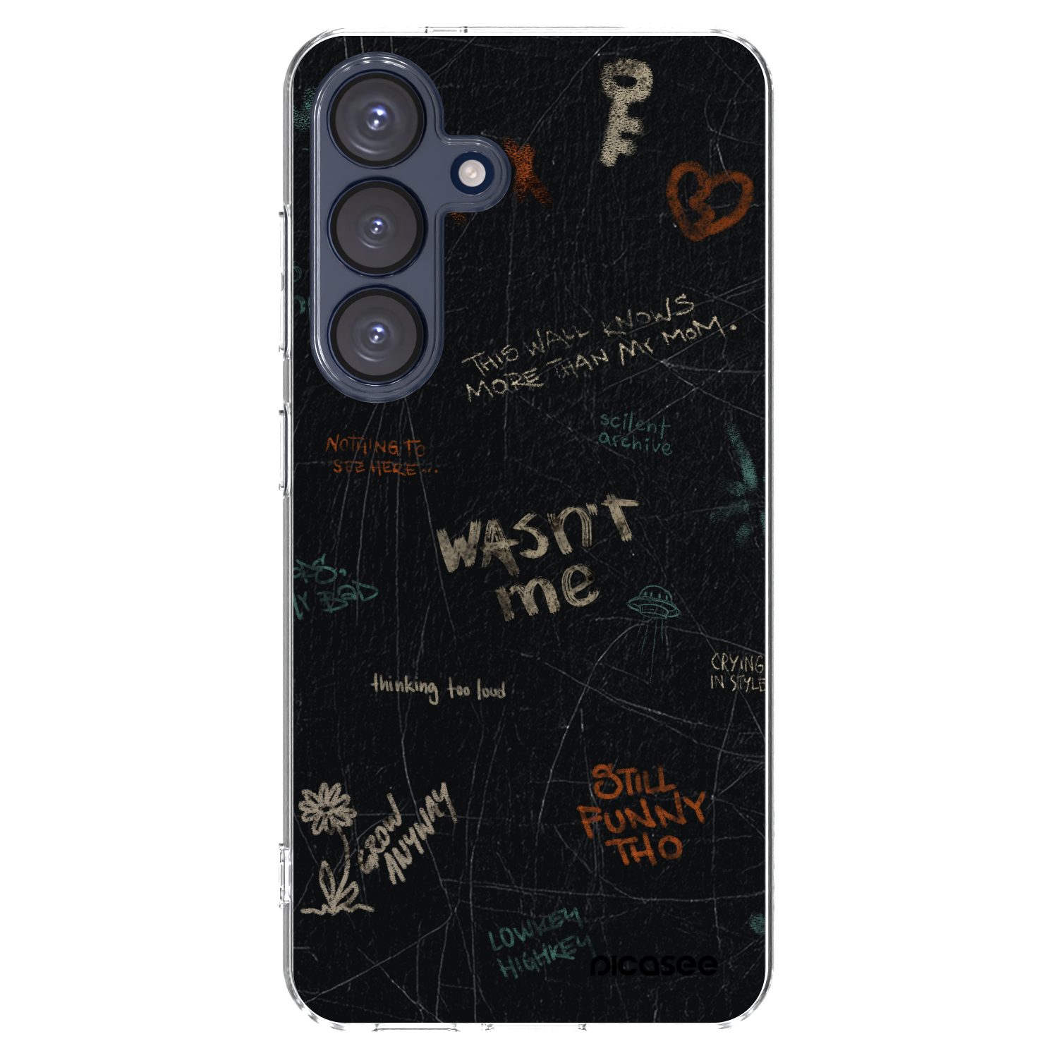 Picasee silikonski prozorni ovitek za Samsung Galaxy S25 5G - CONFESSION