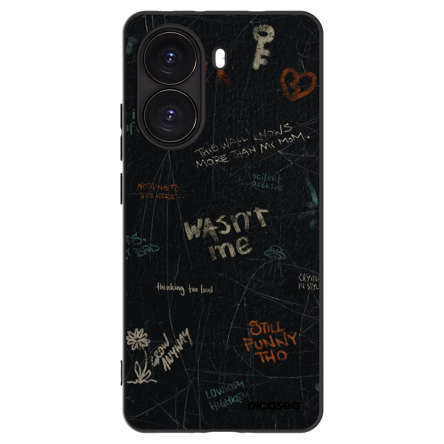 Picasee silikonski črni ovitek za Xiaomi Poco X7 Pro 5G - CONFESSION