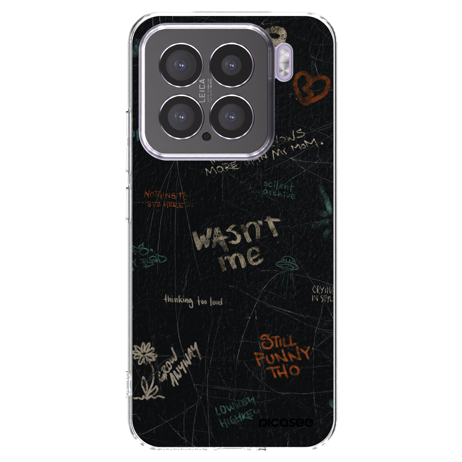 Picasee silikonski prozorni ovitek za Xiaomi 15 - CONFESSION