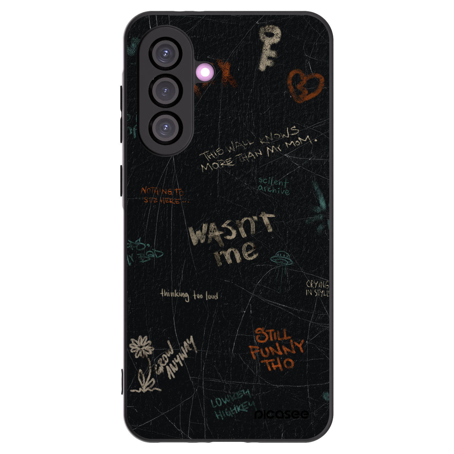 Picasee silikonski črni ovitek za Samsung Galaxy A36 5G - CONFESSION