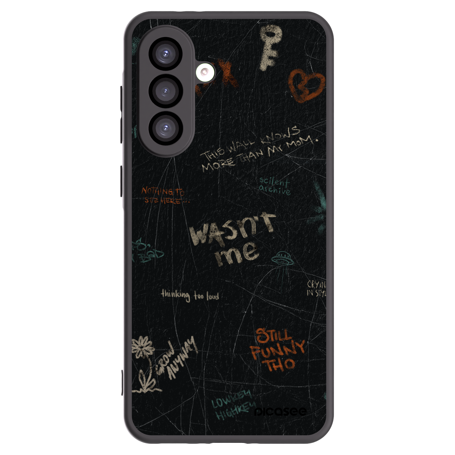 Picasee silikonski črni ovitek za Samsung Galaxy A26 5G A266B - CONFESSION