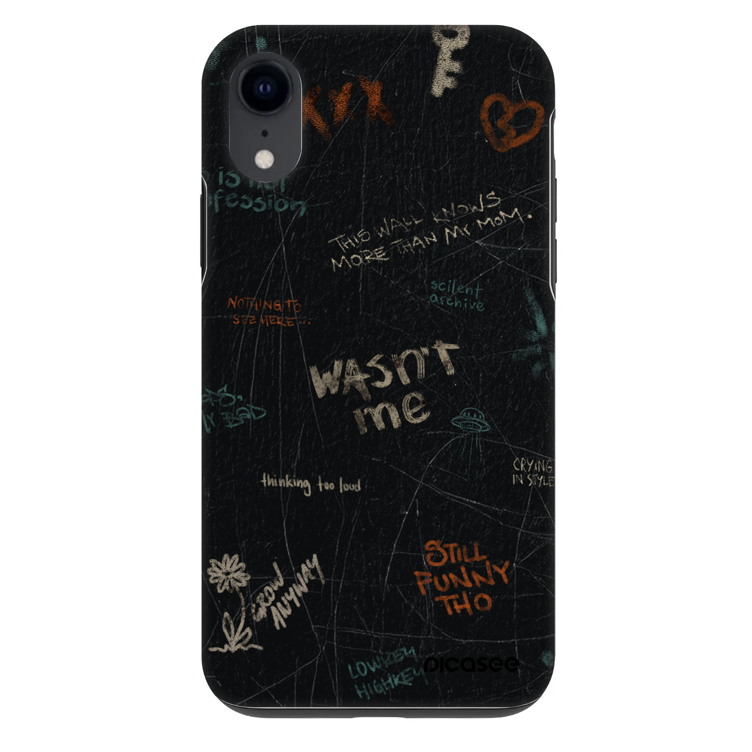 Picasee Fashion Case za Apple iPhone XR - CONFESSION