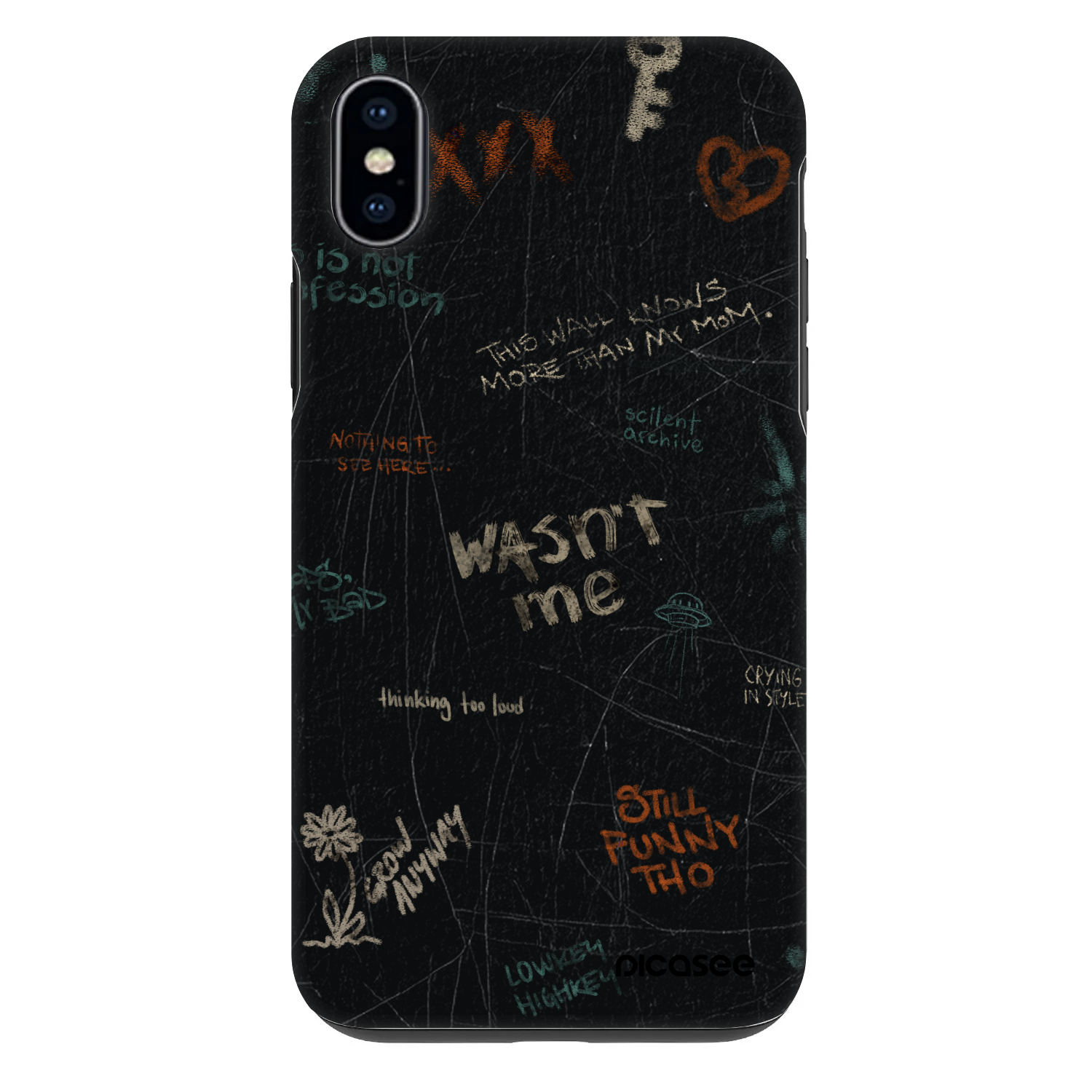 Picasee Fashion Case za Apple iPhone XS Max - CONFESSION