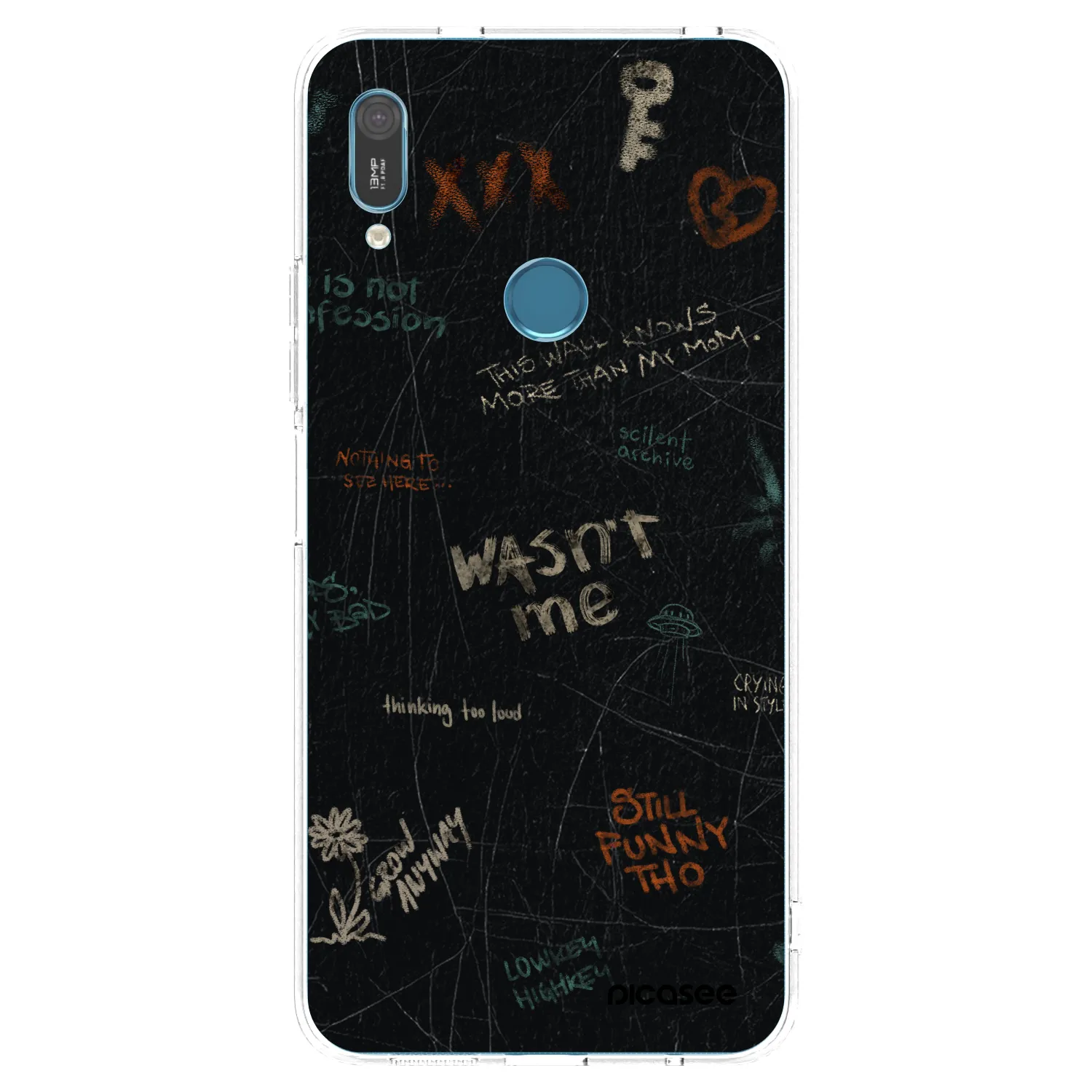 Picasee silikonski prozorni ovitek za Huawei Y6 2019 - CONFESSION