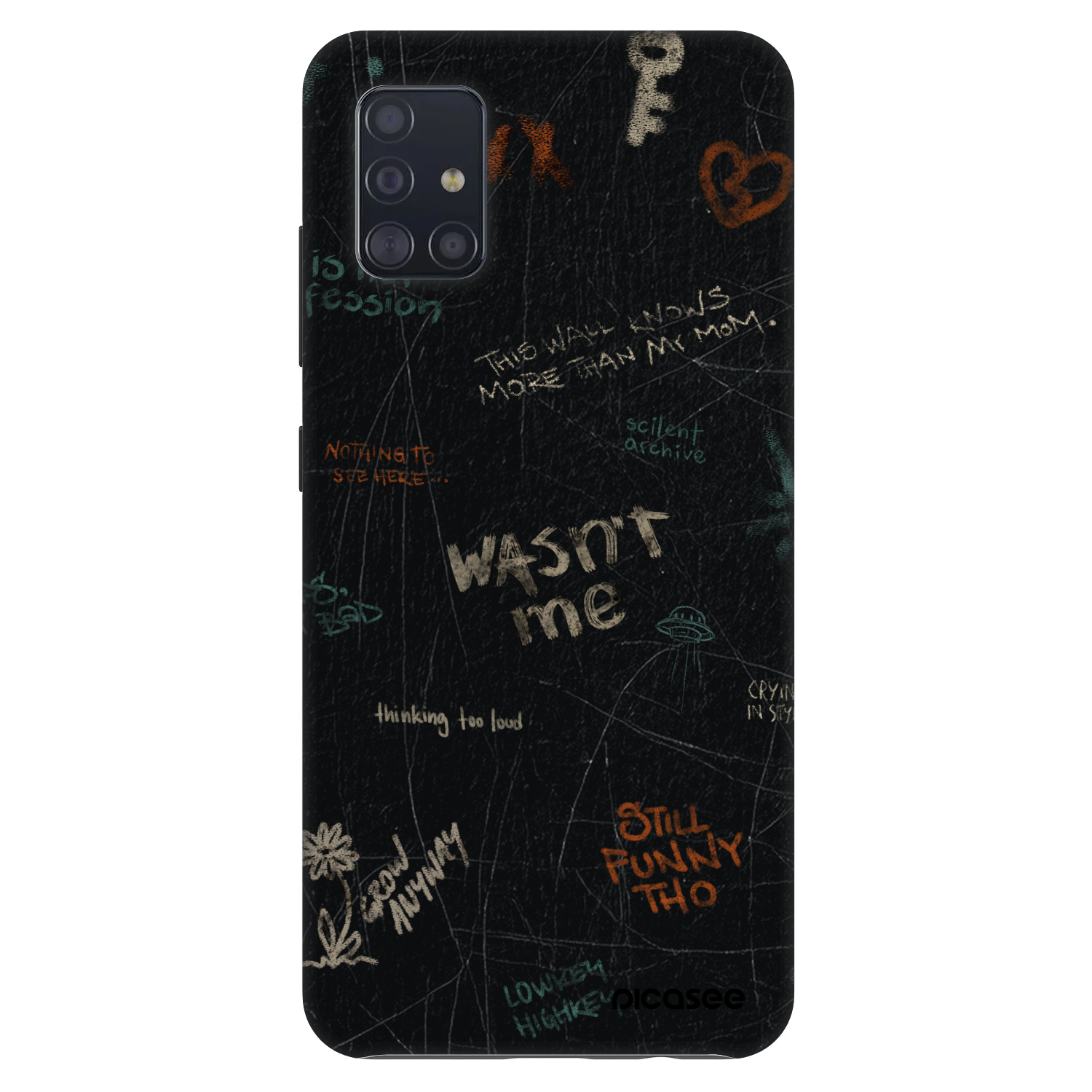 Picasee Fashion Case za Samsung Galaxy A51 A515F - CONFESSION