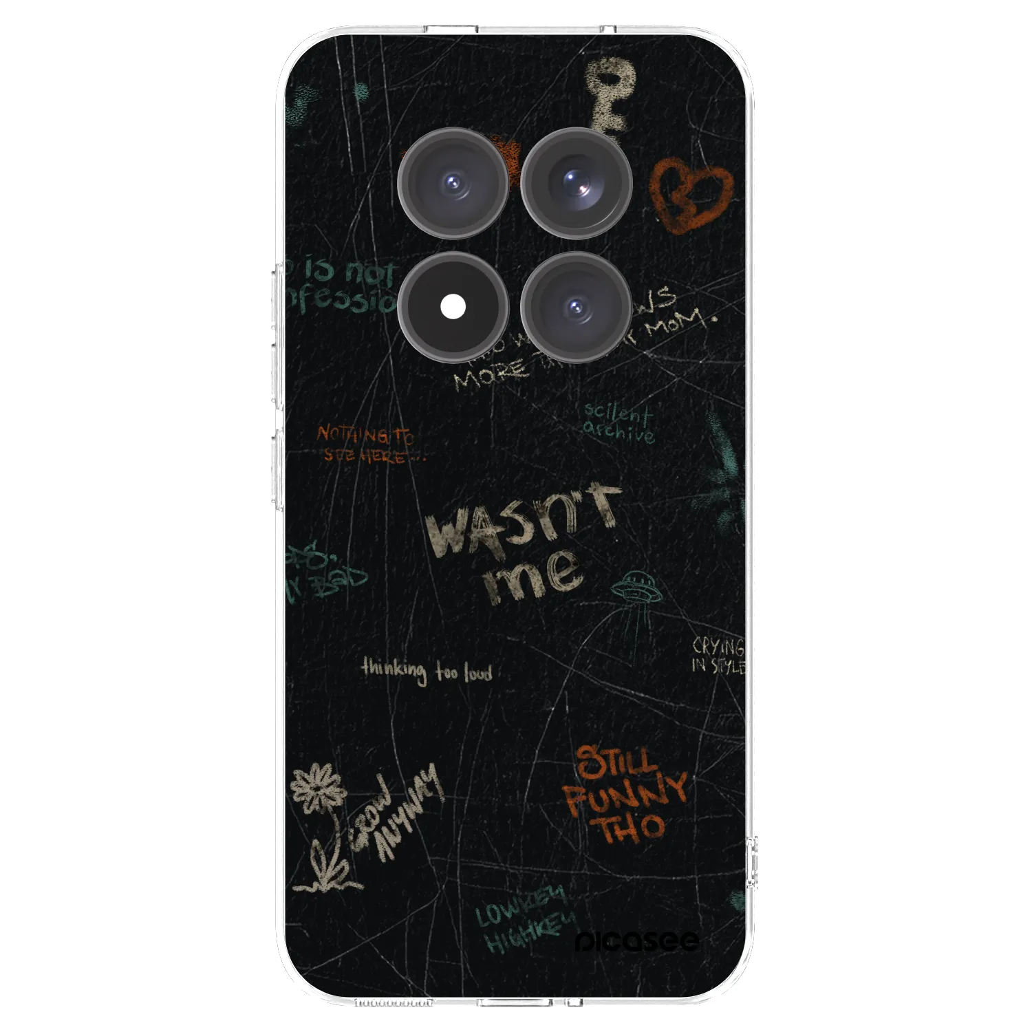 Picasee silikonski prozorni ovitek za Xiaomi Redmi Note 15 Pro+ - CONFESSION