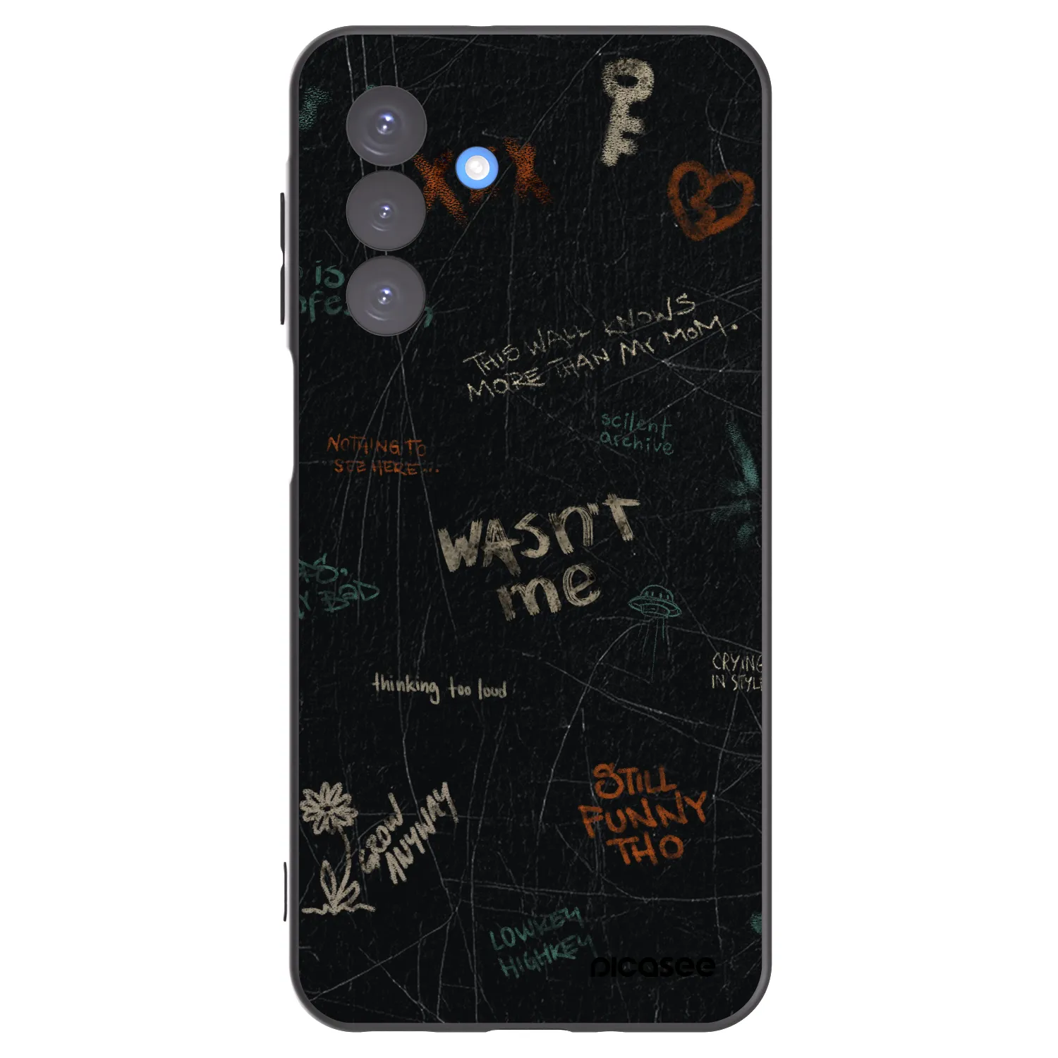 Picasee silikonski črni ovitek za Samsung Galaxy A17 5G - CONFESSION