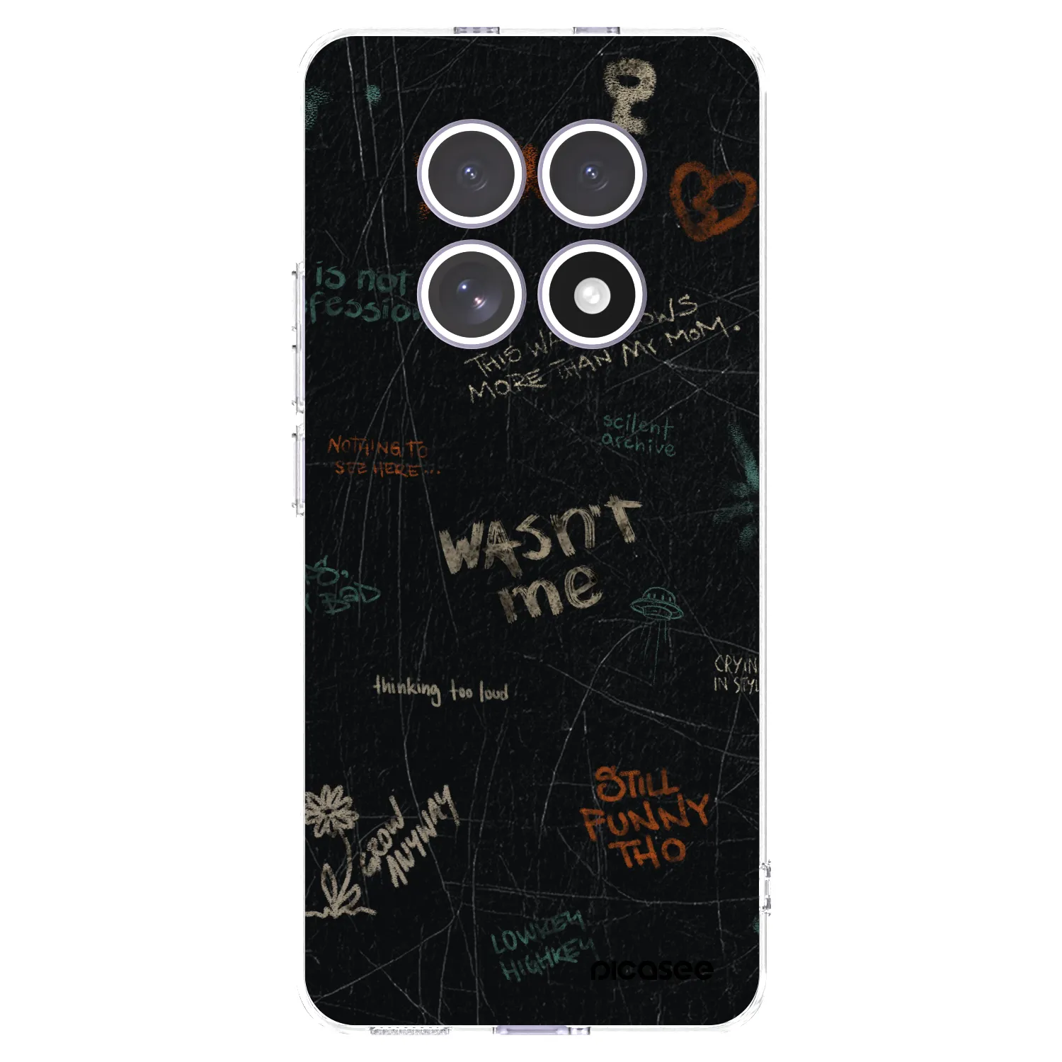Picasee silikonski prozorni ovitek za Xiaomi Redmi Note 15 - CONFESSION