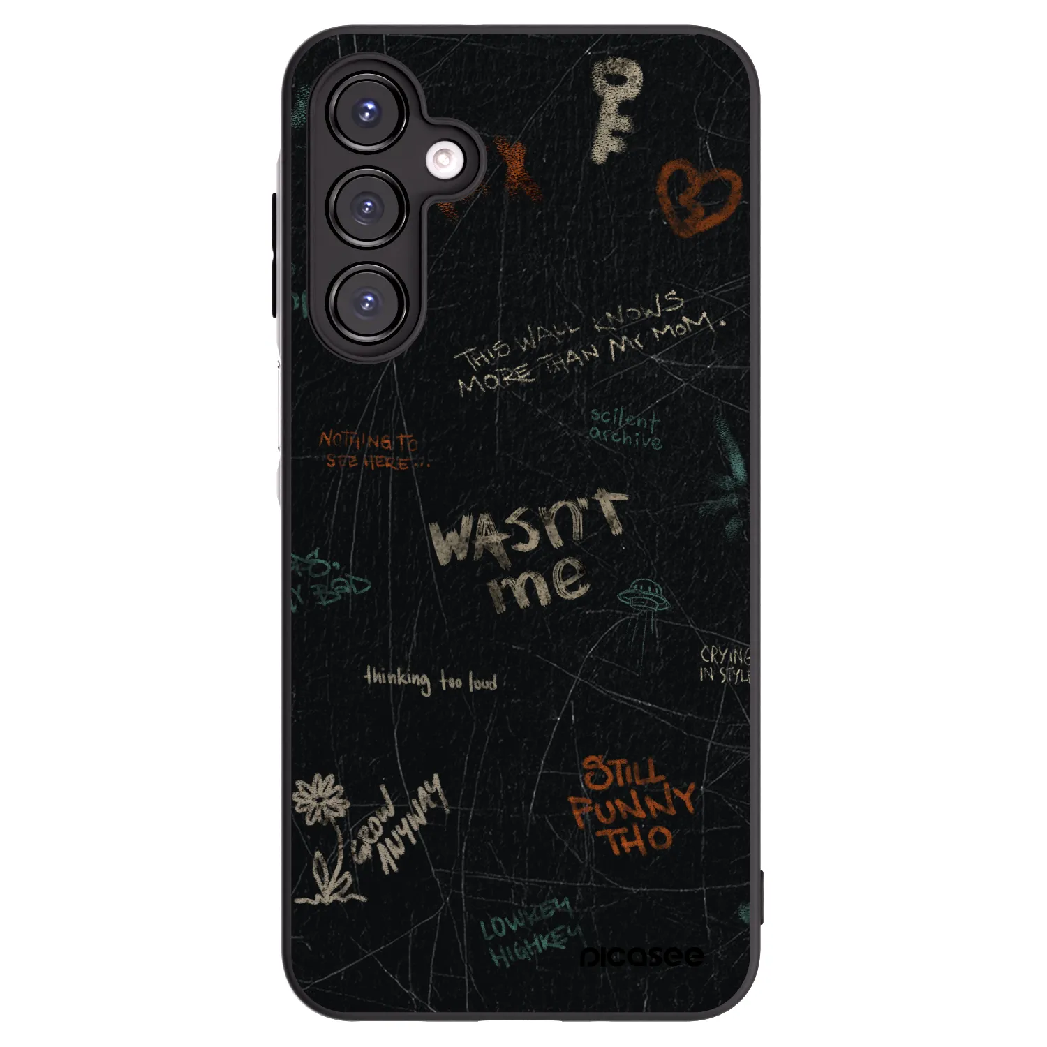 Picasee silikonski črni ovitek za Samsung Galaxy A16 4G - CONFESSION