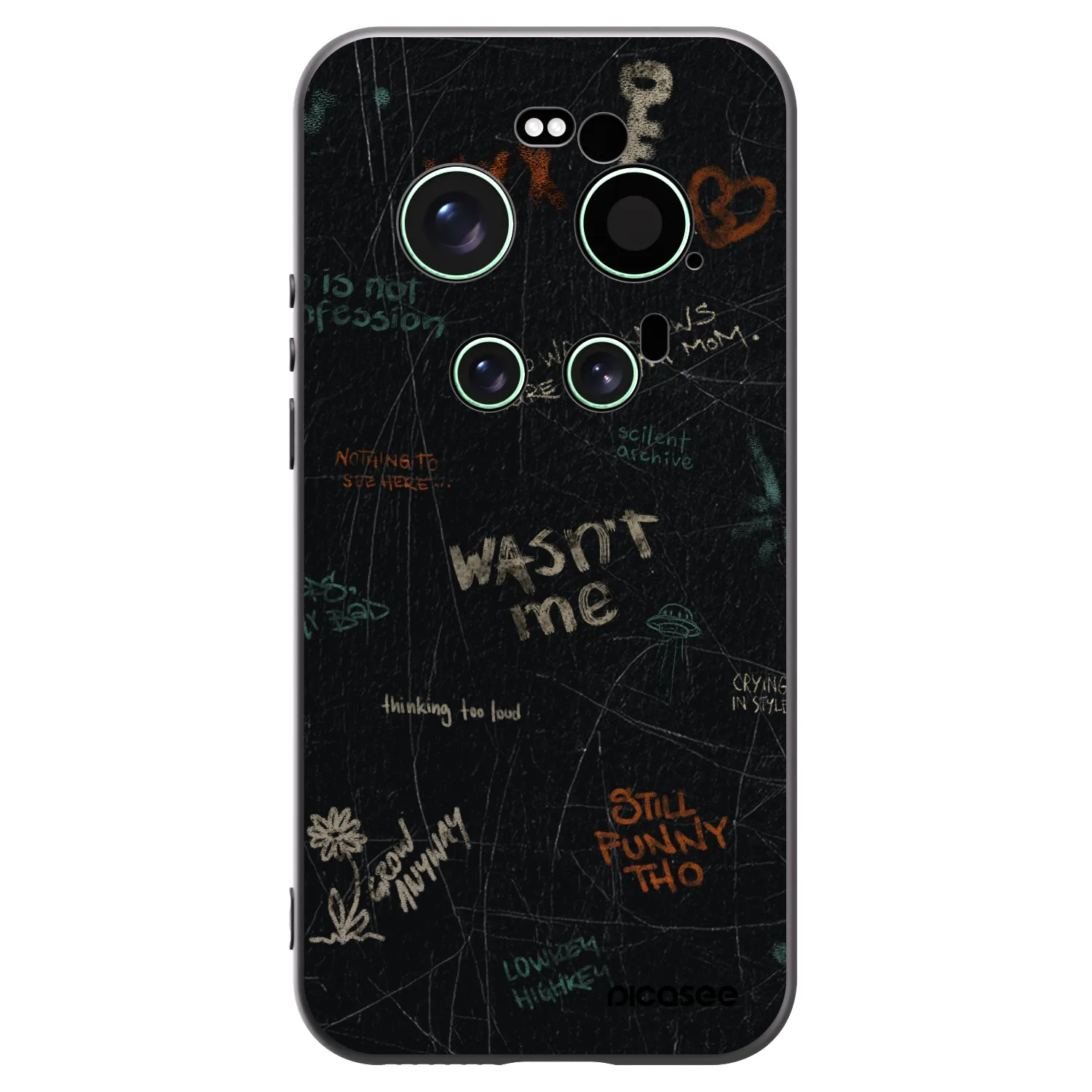 Picasee silikonski črni ovitek za Xiaomi 17 Ultra - CONFESSION