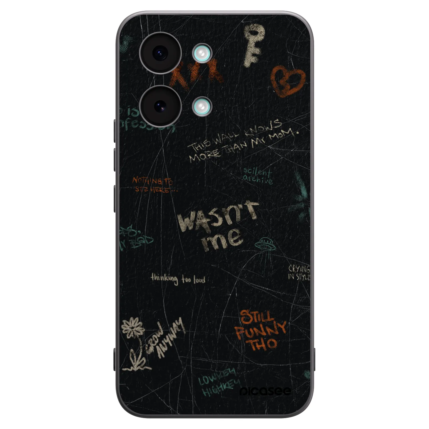 Picasee silikonski črni ovitek za Xiaomi Poco X8 Pro Max - CONFESSION