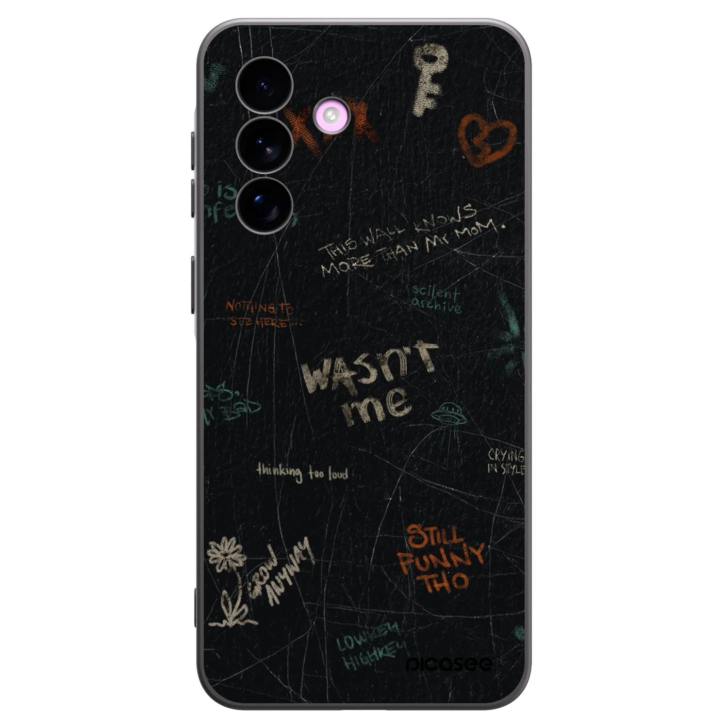 Picasee silikonski črni ovitek za Samsung Galaxy A57 5G - CONFESSION