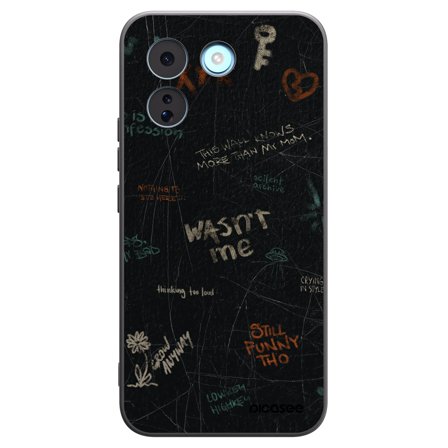 Picasee silikonski črni ovitek za Xiaomi Redmi Note 17 Pro MAX 5G - CONFESSION
