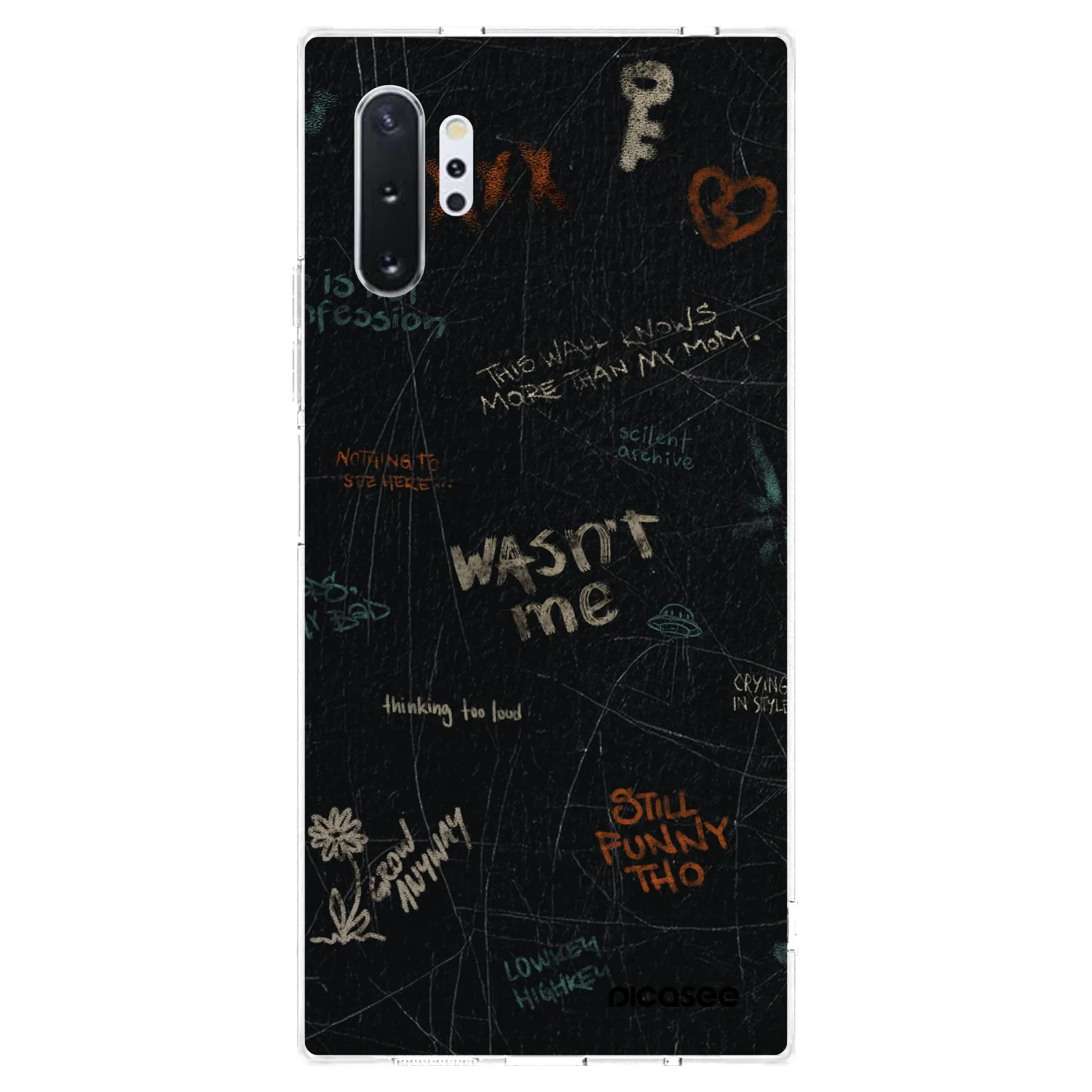 Picasee silikonski prozorni ovitek za Samsung Galaxy Note 10+ N975F - CONFESSION