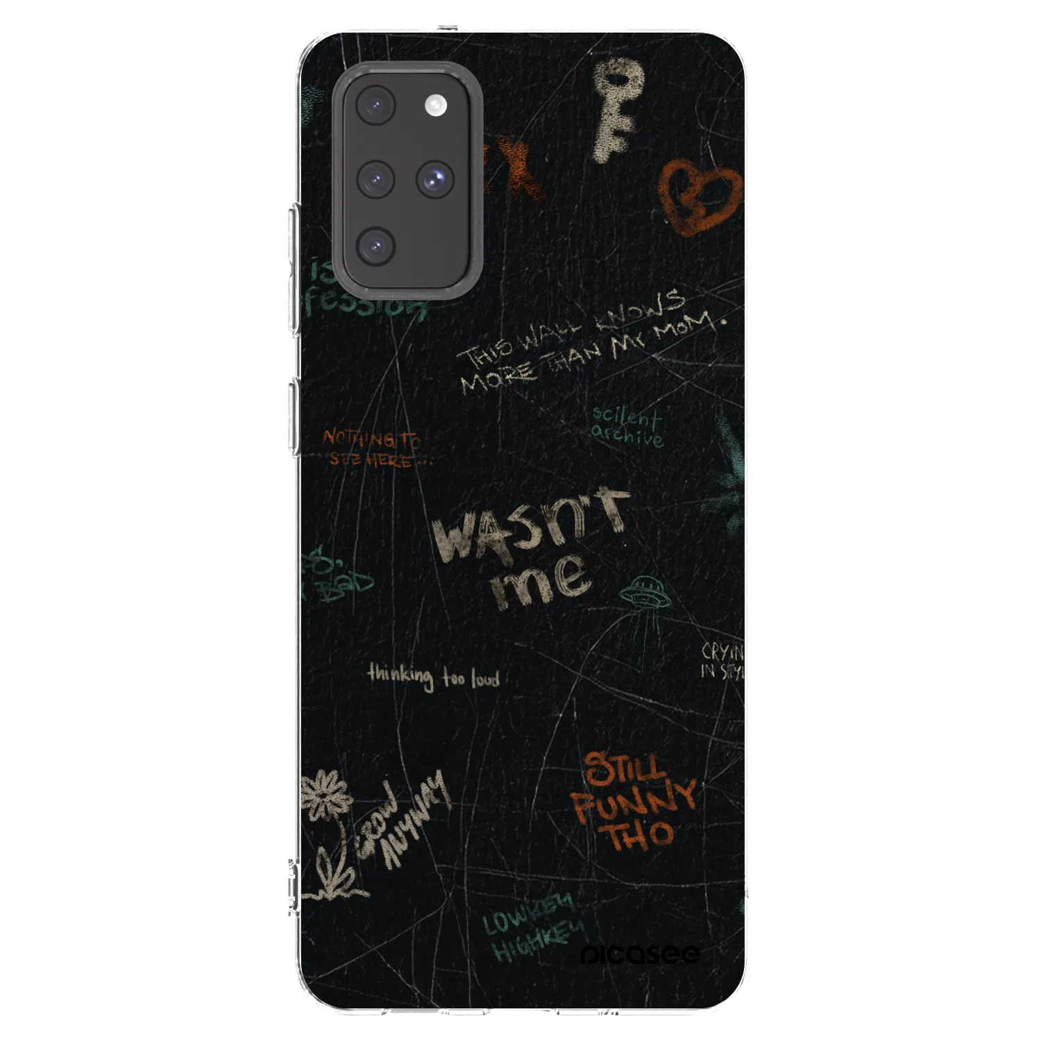 Picasee silikonski prozorni ovitek za Samsung Galaxy S20+ G985F - CONFESSION