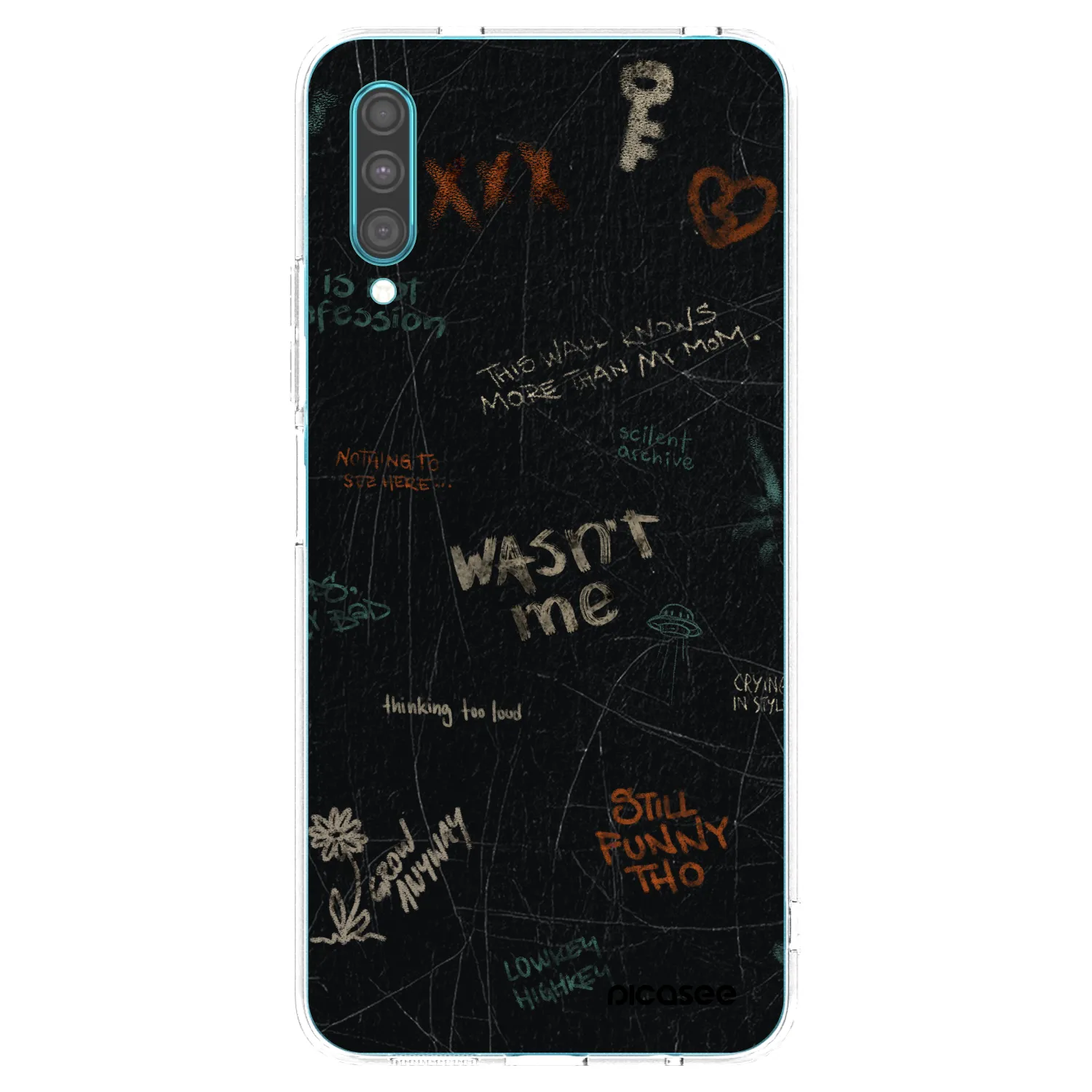 Picasee silikonski prozorni ovitek za Samsung Galaxy A30s A307F - CONFESSION