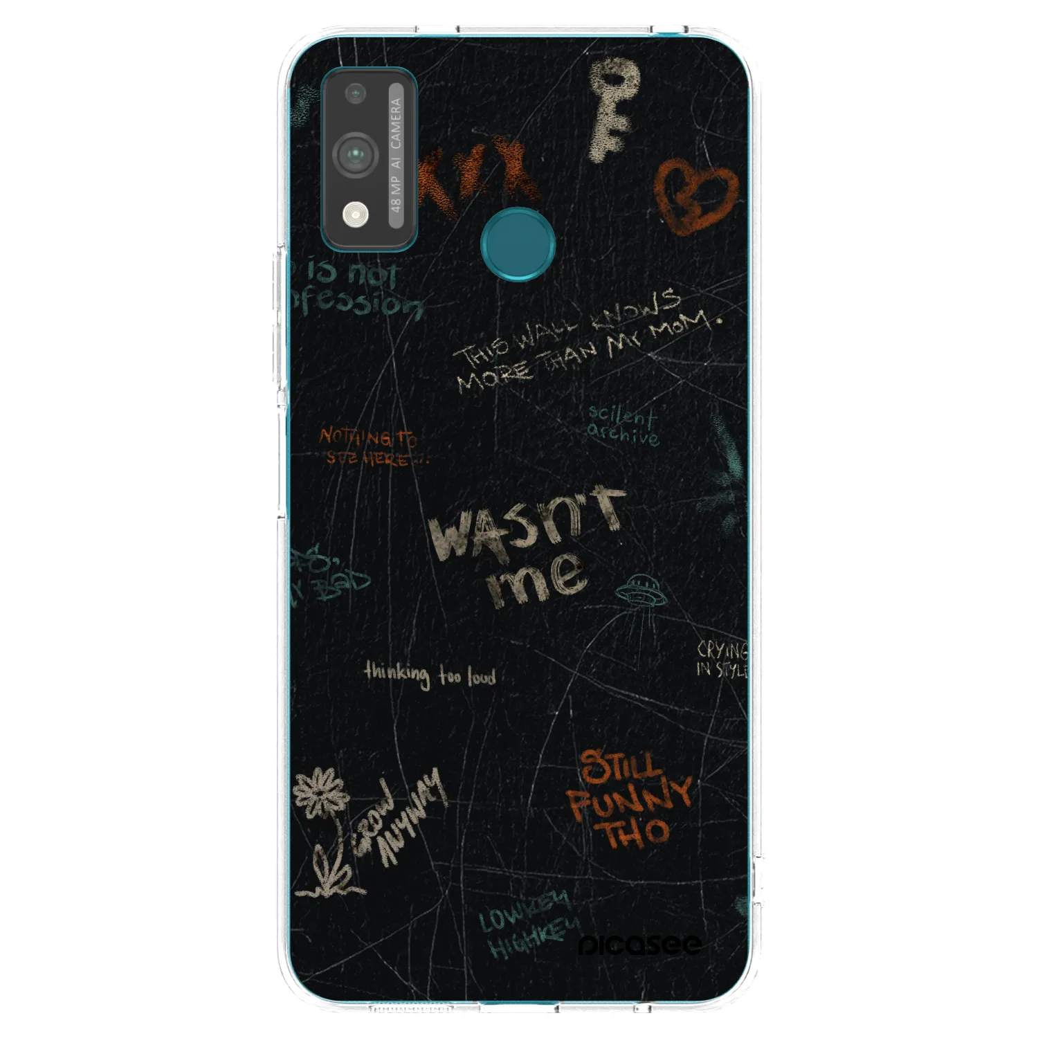 Picasee silikonski prozorni ovitek za Honor 9X Lite - CONFESSION