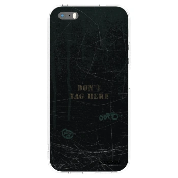Picasee silikonski prozorni ovitek za Apple iPhone 5/5S/SE - DON´T TAG