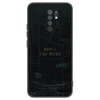 Picasee silikonski črni ovitek za Xiaomi Redmi 9 - DON´T TAG