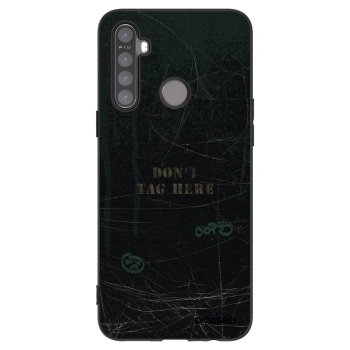 Picasee silikonski črni ovitek za Realme 5 - DON´T TAG