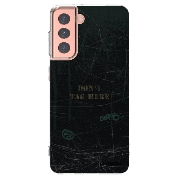 Picasee silikonski prozorni ovitek za Samsung Galaxy S21 5G G991B - DON´T TAG