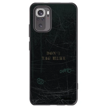 Picasee silikonski črni ovitek za Xiaomi Redmi Note 10S - DON´T TAG