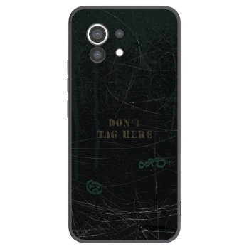 Picasee silikonski črni ovitek za Xiaomi Mi 11 - DON´T TAG