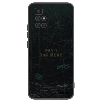 Picasee silikonski črni ovitek za Xiaomi Redmi 10 - DON´T TAG