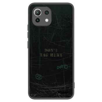 Picasee silikonski črni ovitek za Xiaomi 11 Lite 5G NE - DON´T TAG